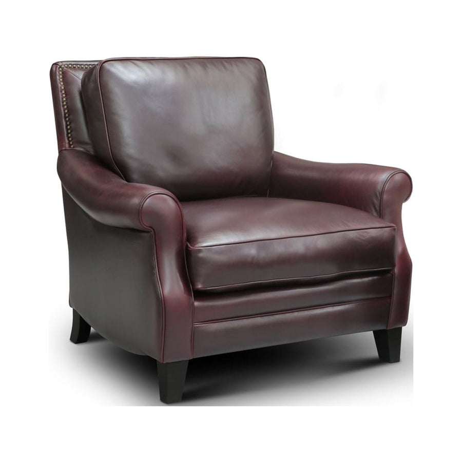 GTR Leather Adriana 100% Top Grain Traditional Armchair