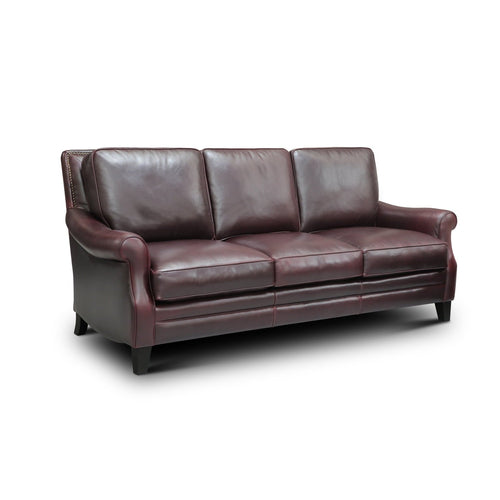 GTR Leather Adriana 100% Top Grain Traditional Sofa