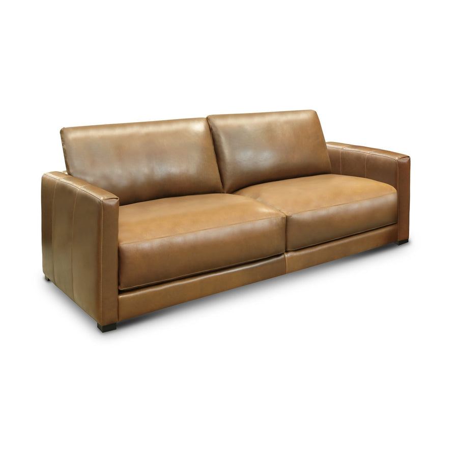 GTR Leather Raffa 100% Top Grain Contemporary 3-Seater Sofa
