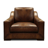 GTR Leather Ramba 100% Top Grain  Contemporary Club Armchair with Deep Seat 3