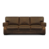 GTR Leather Cordova 100% Top Grain  Mid-century Sofa 3