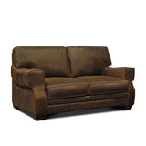 GTR Leather Cordova 100% Top Grain  Mid-century Loveseat 3
