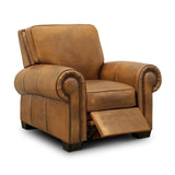 GTR Leather Valencia 100% Top Grain Hand Antiqued  Traditional Recliner 1