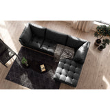 GTR Leather Uptown Sectional 6