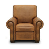 GTR Leather Valencia 100% Top Grain Hand Antiqued  Traditional Recliner 3
