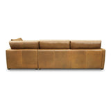 GTR Leather Raffa 100% Top Grain Contemporary Sectional, Right Arm Chaise 5