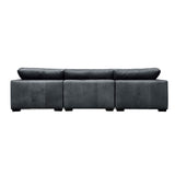 GTR Leather Uptown Sectional 5