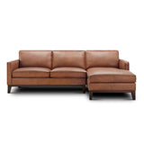 GTR Leather Pimlico Contemporary 100% Top Grain  Sectional with Chaise 3