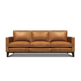GTR Leather Metropole 100% Top Grain Pull Up  Mid-century Sofa 3