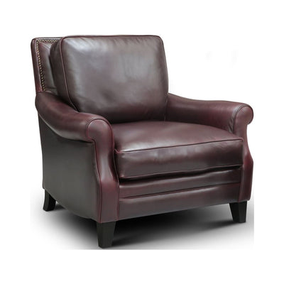 GTR Leather Adriana 100% Top Grain  Traditional Armchair
