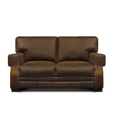 GTR Leather Cordova 100% Top Grain  Mid-century Loveseat 1