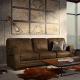 GTR Leather Cordova 100% Top Grain  Mid-century Sofa 5