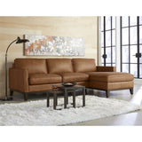 GTR Leather Pimlico Contemporary 100% Top Grain  Sectional with Chaise 6
