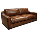 GTR Leather Ramba 100% Top Grain  Contemporary Loveseat Sofa with Deep Seat 1