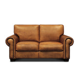 GTR Leather Valencia 100% Top Grain Hand Antiqued  Traditional Loveseat 3