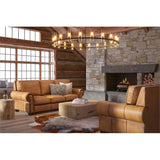 GTR Leather Valencia 100% Top Grain Hand Antiqued  Traditional Recliner 4