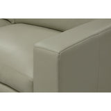 GTR Leather Montreal 121.5" Wide Upholstered Sectional, Boca Linen 5