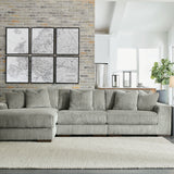 Ashley Lindyn - Fog - 3-Piece Sectional With Laf Corner Chaise 2