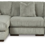 Ashley Lindyn - Fog - 3-Piece Sectional With Laf Corner Chaise 1