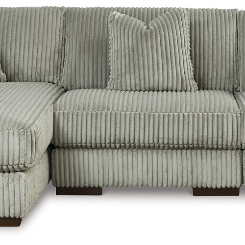 Ashley Lindyn - Fog - 3-Piece Sectional With Laf Corner Chaise